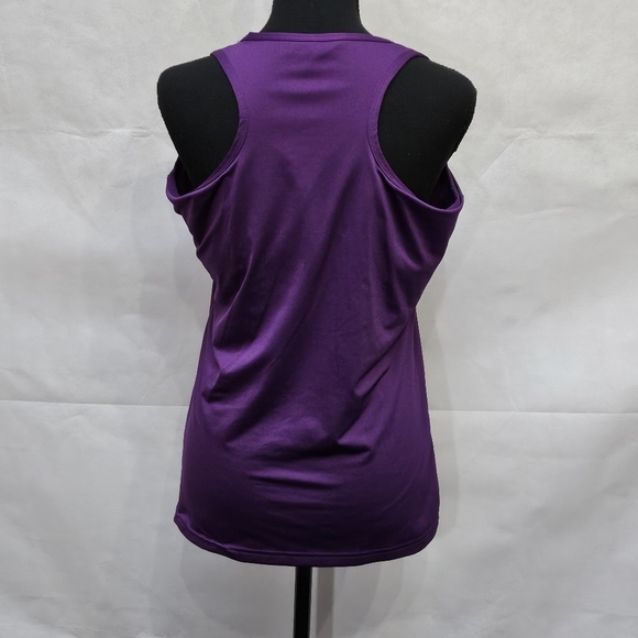BCG Athletic Workout Tank Top with Built-in Bra Purple Grey Size XL - Picture 4 of 7